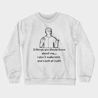 Things To Know About Me Crewneck Sweatshirt